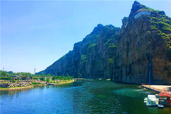 【乐谷银滩】 免门票 送竹筏 玻璃栈道 体验云端玻璃栈道 在山水间