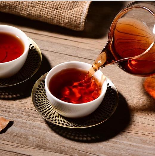 【茶叶】陈年普洱茶龙园号清代贵妃云南七子饼380克熟茶07年口感醇厚 商品图3