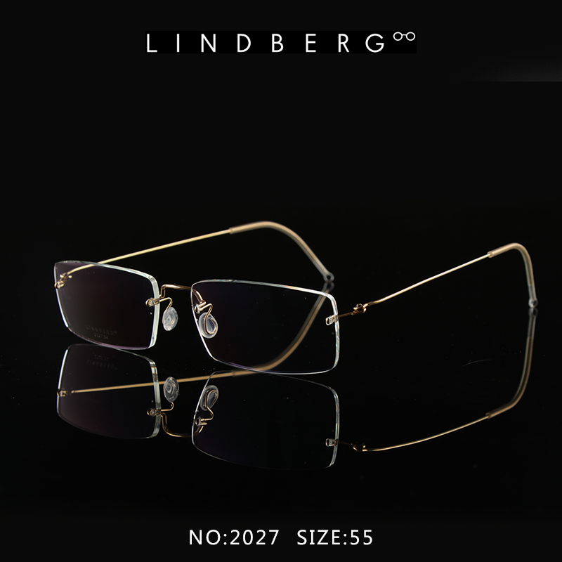 l i n d b e r g —「precious系列·2027 350aa 」 林德伯格k金眼镜