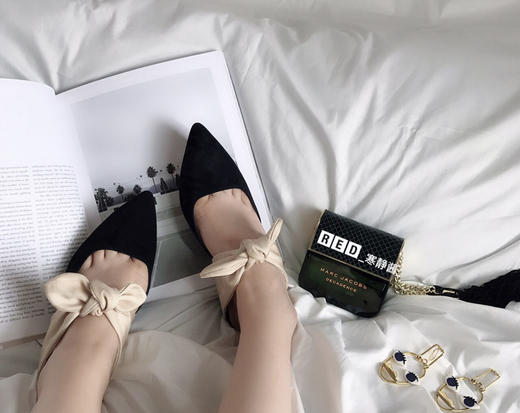 年末福利 | 七折！The Row 小猫跟蝴蝶结穆勒鞋 商品图4