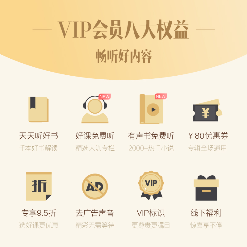 喜马拉雅vip会员年卡-读书笔记本精品套装