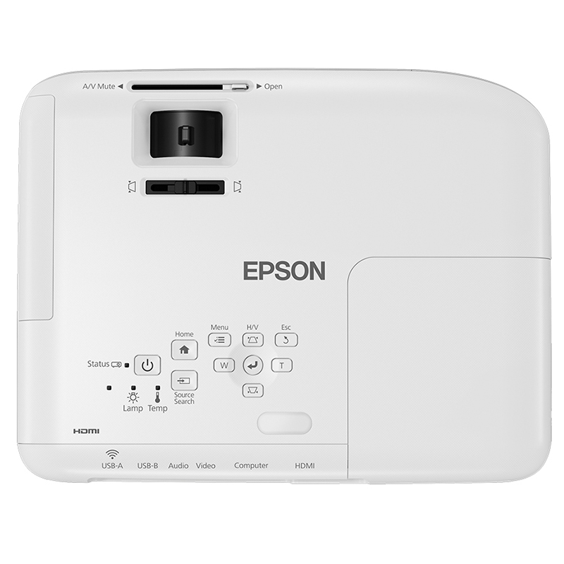 epson cb-s05e 办公 投影机 投影仪(3200流明 svga分辨率 支持左右