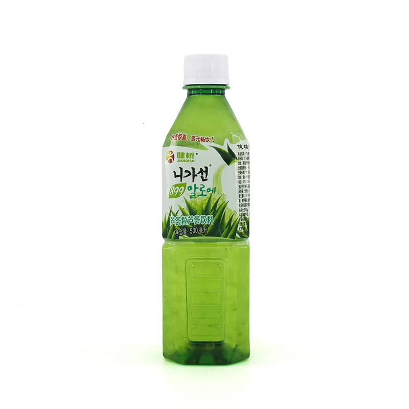 健桥芦荟粒饮料:原味芦荟 柠檬芦荟 500ml*2瓶