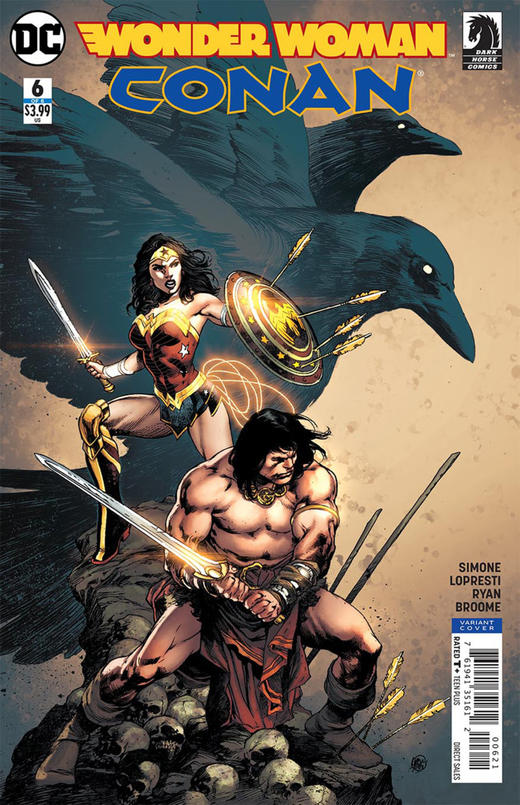 神奇女侠/蛮王柯南 斜线 Wonder Woman/Conan（2017）变体 商品图1