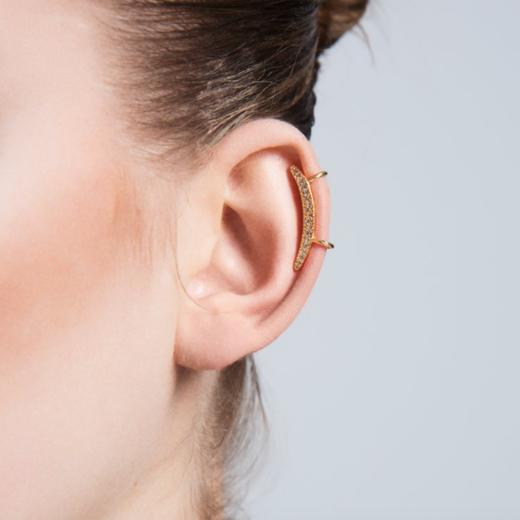 北京仓｜AMORIUM-Maya-耳廓夹（金色）单只［美国设计师］ 商品图0