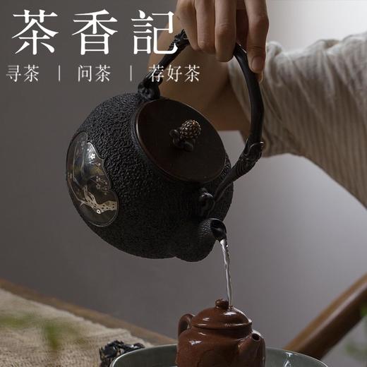 茶香记 纯手工嵌金银铁壶 喜上梅梢 茶壶 功夫茶具 吉祥喜气 商品图3