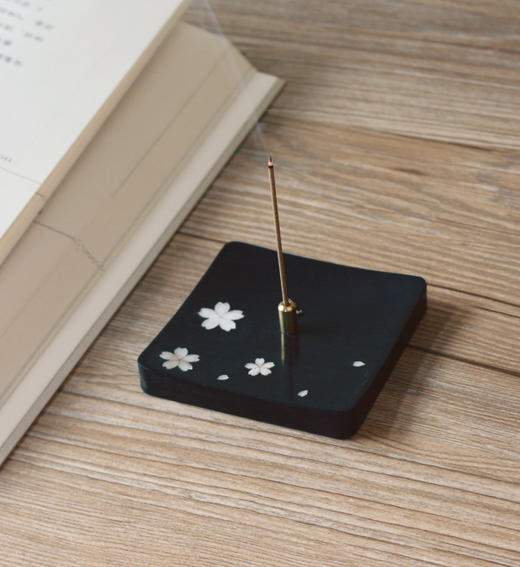 紫光檀樱花四件套香道文创用品 商品图5