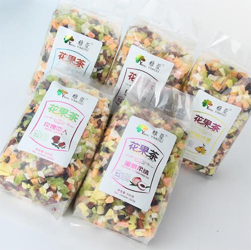 蓝莓情深雅寇花果茶水果粒茶德式风味500g 商品图5