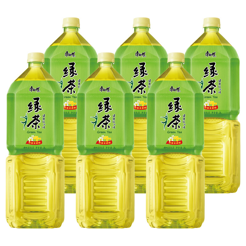 大康师傅绿茶2l