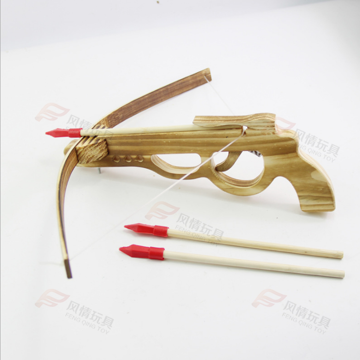 传统复合弓箭 怀旧儿童木制仿真玩具弓箭 传统武器模型批发小枪弩