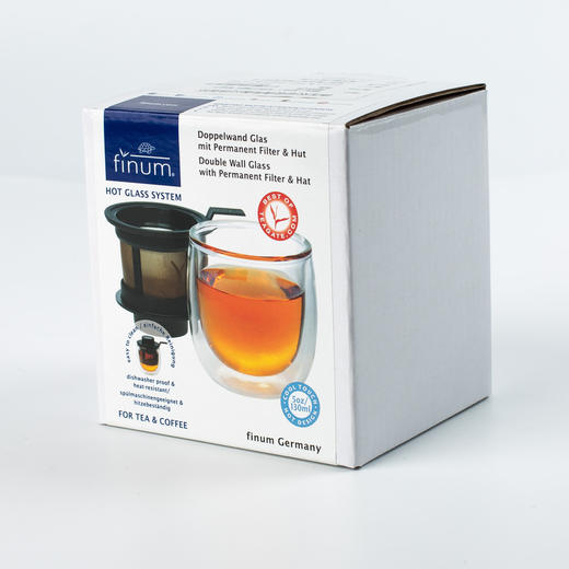 德国原产finum芬伦双层玻璃茶杯茶具130ml 商品图1