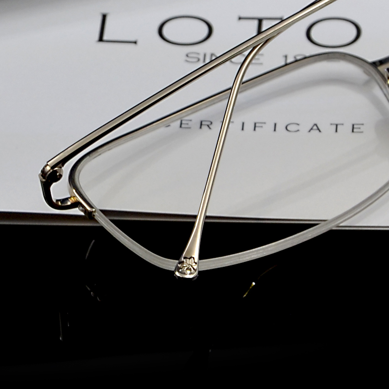 lotos罗特斯 | la11a044w | 被誉为鼻尖上的宾利 半框 眼镜框