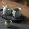 中国问鼎汝瓷天青牡丹公杯 功夫茶具分茶器 陶瓷品茗汝窑泡茶器皿 商品缩略图4