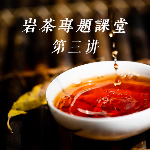 《三坑两涧和武夷老枞》——武夷岩茶专题课堂第三讲 商品图0