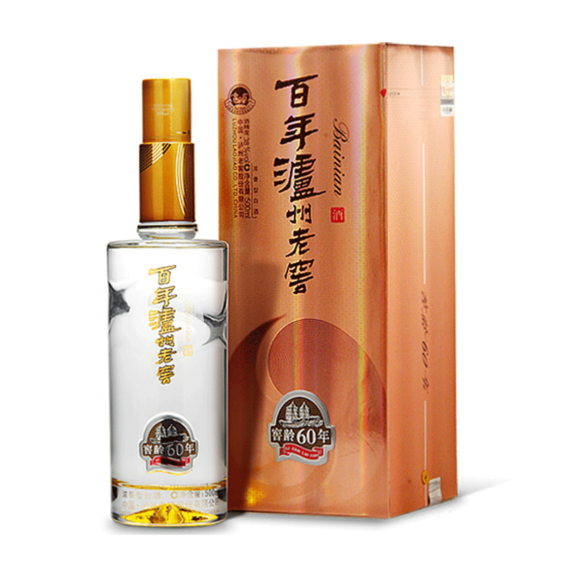 泸州老窖 窖龄60年 38度 浓香型白酒500ml