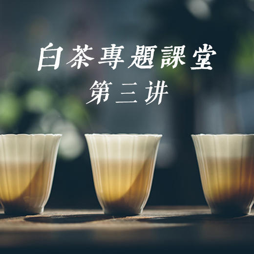 《白茶年份茶品鉴及功效讲解》——白茶专题课堂第三讲 商品图0