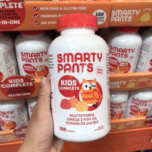 SMARTY PANTS儿童维生素软糖180粒   洛杉矶直邮 商品图0