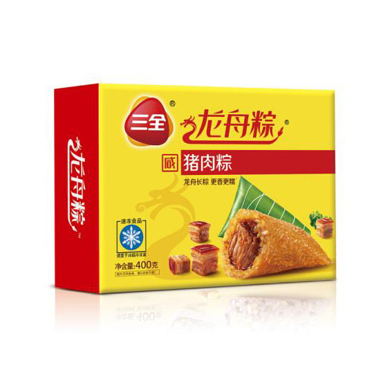 【食品】三全龙舟粽 400g/盒