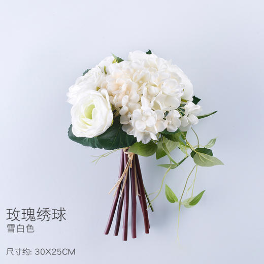 原野简约清新风仿真花假花套装玻璃花瓶客厅电视柜卧室装饰花摆件 商品图8