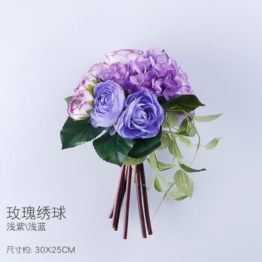 原野简约清新风仿真花假花套装玻璃花瓶客厅电视柜卧室装饰花摆件 商品图7