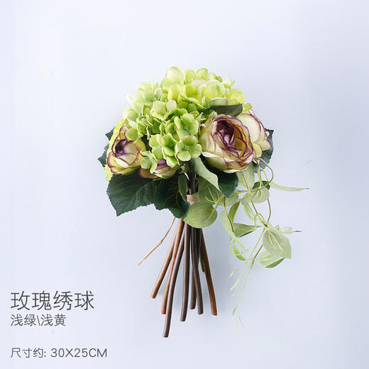 原野简约清新风仿真花假花套装玻璃花瓶客厅电视柜卧室装饰花摆件 商品图6