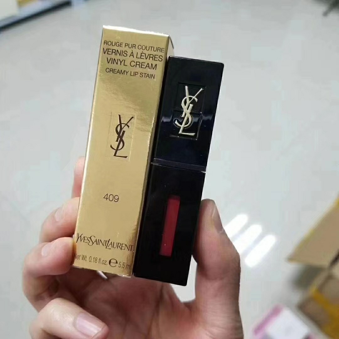 ysl圣罗兰黑管唇釉409