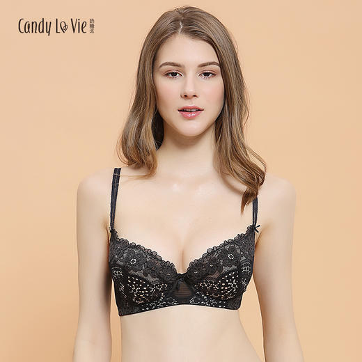 【旧款下架详情页跳转新款】奶糖派无钢圈内衣bralette三角杯不挑胸型 商品图2