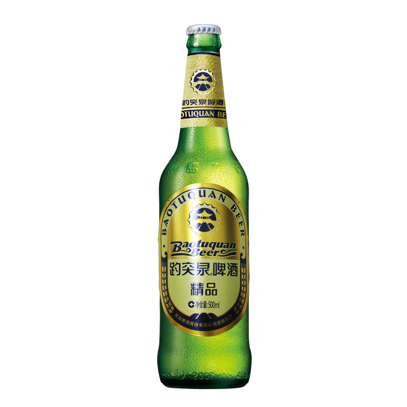 趵突泉黑趵精品啤酒500ml