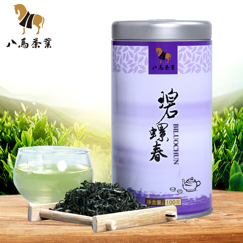 八马茶业|绿茶·碧螺春茶叶·品韵.100g/罐 bf013