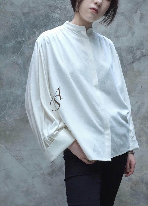Toteme pf18 米白色原丝宽袖上衣 商品图0