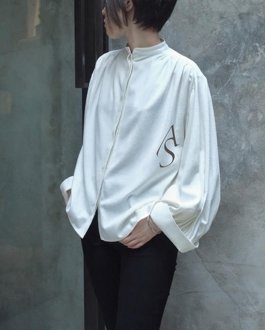 Toteme pf18 米白色原丝宽袖上衣 商品图2