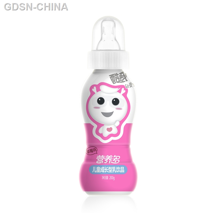 酷我营养多儿童成长型乳饮品200g草莓味