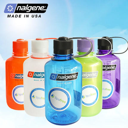 nalgene美国进口水杯男女学生水壶可爱简约便携水瓶防漏杯子500ml 商品图0