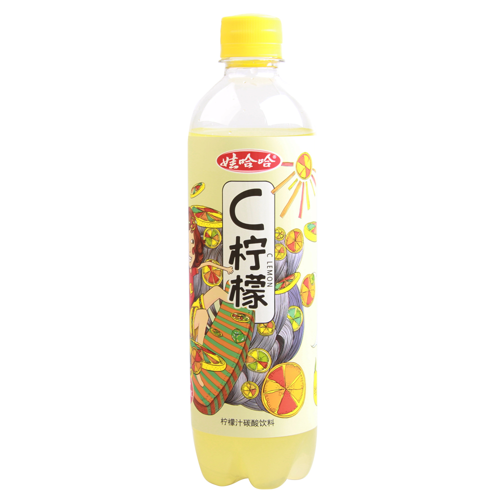 娃哈哈c柠檬 c蜜桃 530ml/瓶