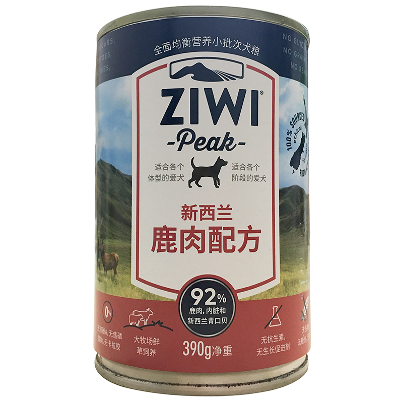 巅峰 鹿肉狗罐头 390g