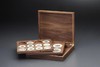 双层黑胡桃实木托盘式钱币收藏盒（SH丁酉年新款） 商品缩略图3