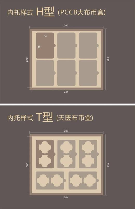 双层黑胡桃实木托盘式钱币收藏盒（SH丁酉年新款） 商品图11