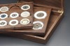 双层黑胡桃实木托盘式钱币收藏盒（SH丁酉年新款） 商品缩略图6
