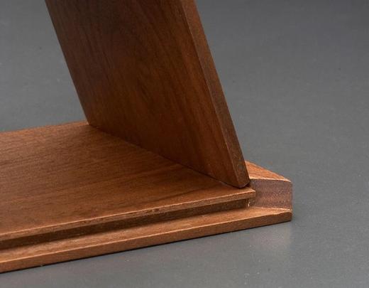 明式黑胡桃纯实木素面钱币对钱收藏匣(适用双枚52圆盒) 商品图8