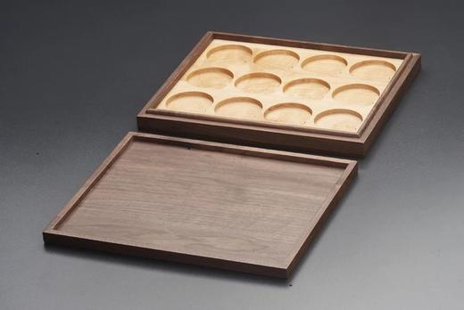 黑胡桃(枫木)单层实木托盘 商品图5