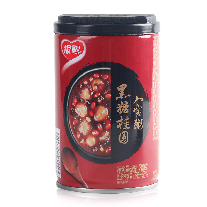 银鹭黑糖桂圆八宝粥 280g