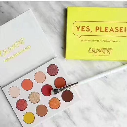 【现货】卡拉泡泡-Colourpop yes please日落眼影盘 商品图0