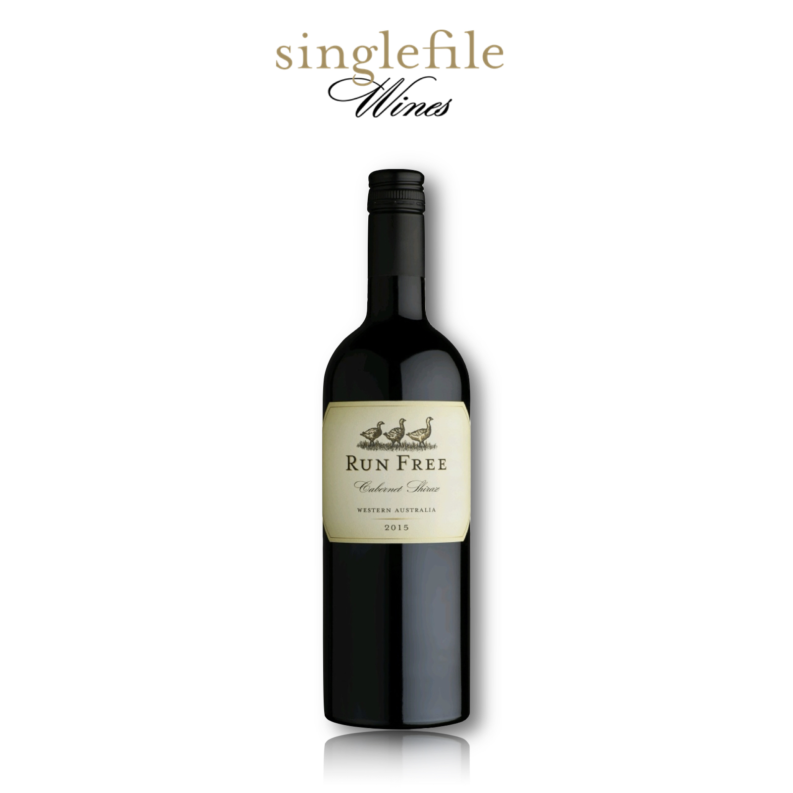 singlefile 新格菲乐 2015 run free cabernet shiraz