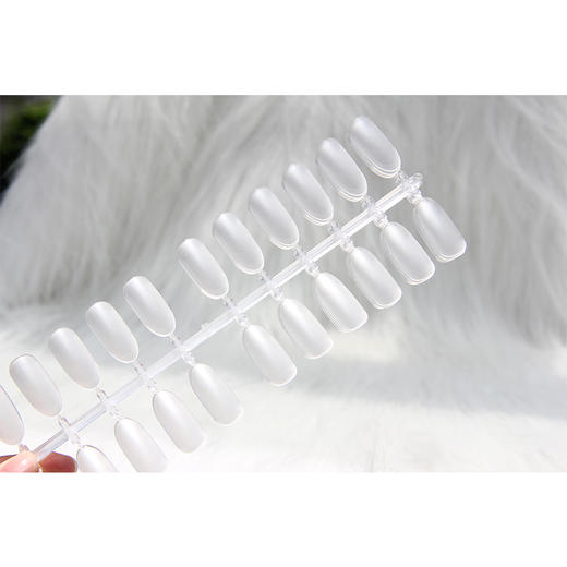 凹型透明甲片 练习甲片色卡甲片 商品图1