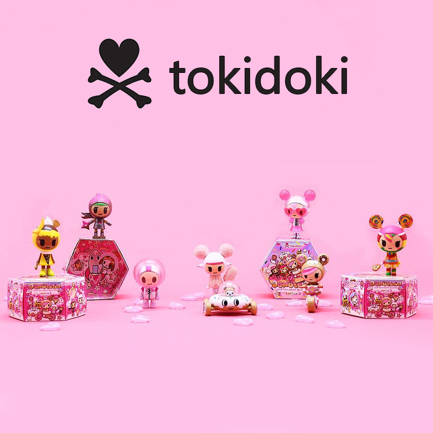 tokidoki 甜甜圈家族2代盲盒手办摆件桌面迷你公仔