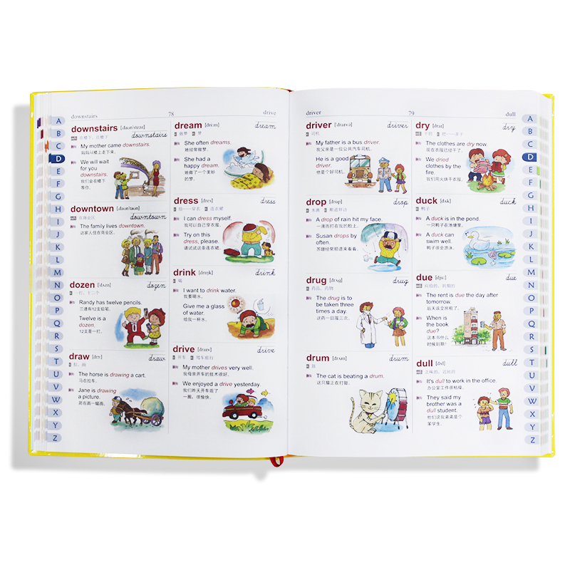 支持点读 英文原版children"s picture dictionary 图解英语词典字典