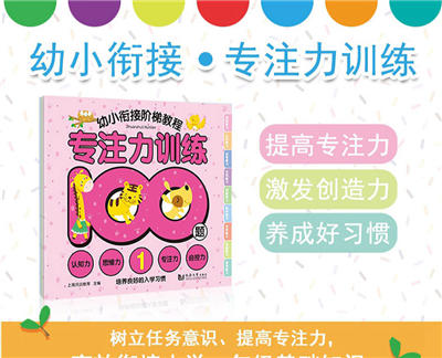 幼小衔接阶梯教程专注力训练（全套三册）正版 商品图1