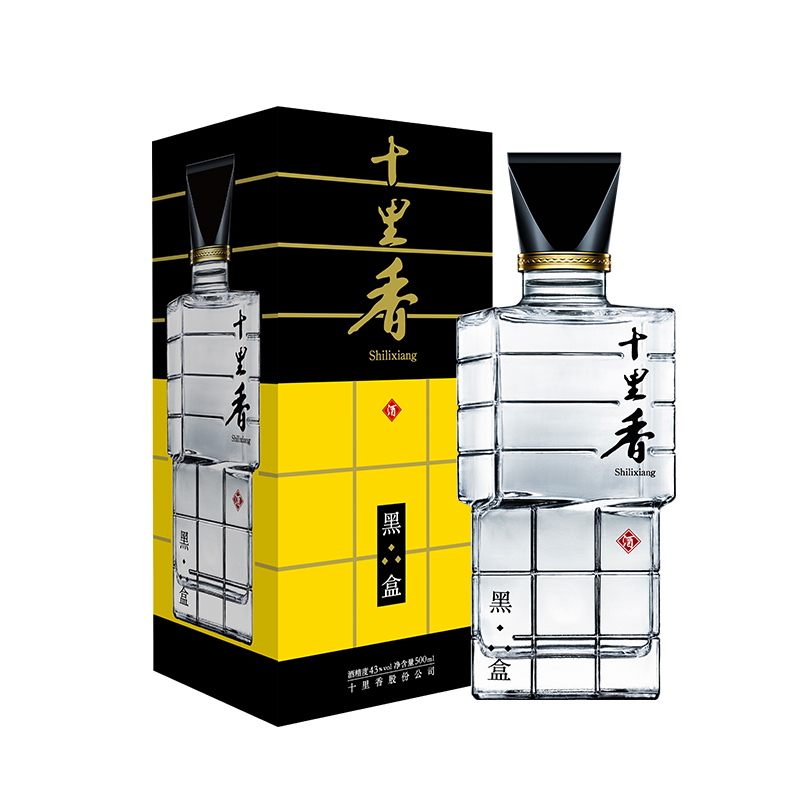 【十里香酒】新黑盒浓香型白酒500ml装