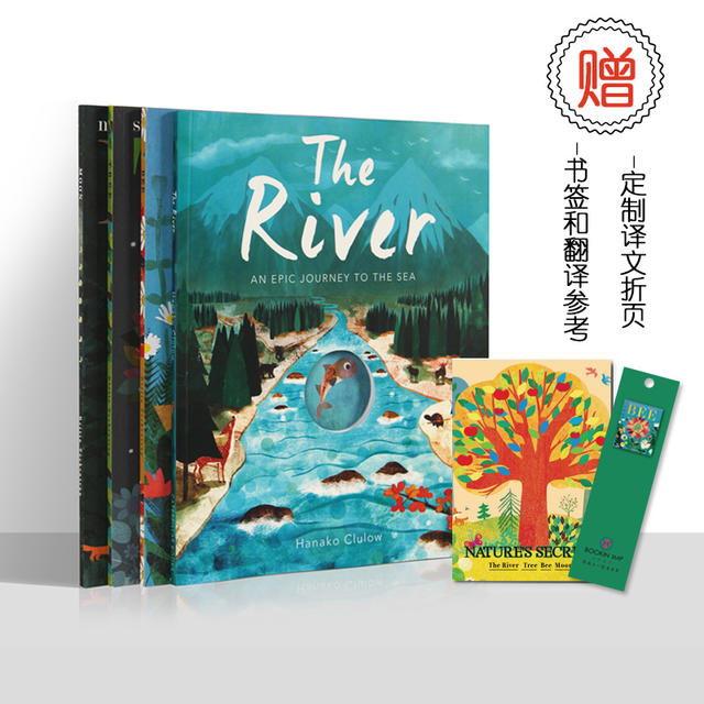 英文原版童书儿童绘本therivernaturessecrets大自然的秘密四本一套