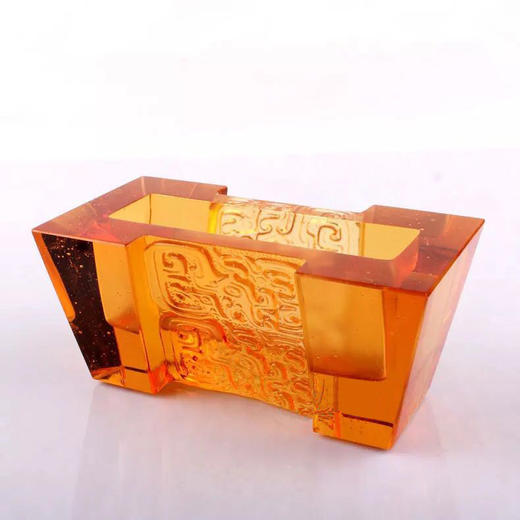 琉璃摆件 龙运名片座 商务馈赠 商品图0